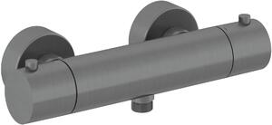 Kludi Objekta baterie de duș perete cu termostat negru 35200N238
