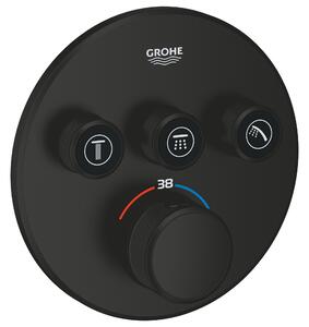 Grohe Grohtherm SmartControl baterie cadă-duș ascuns cu termostat negru 291212430