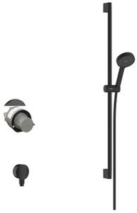 Set baterie de duș Hansgrohe Vernis Blend 71663670, set de duș Hansgrohe Activera Select S 28046670, 26453670