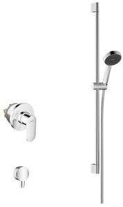 Set baterie de duș Hansgrohe Vernis Blend 71663000, set de duș Hansgrohe Activera Select S 28046000, 26453000