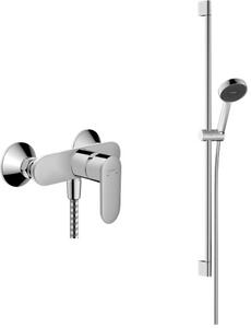 Set set de duș Hansgrohe Activera Select S 28046000, baterie de duș Hansgrohe Vernis Blend 71640000