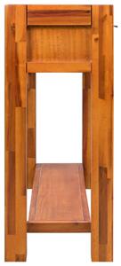 Masă consolă, lemn masiv de acacia, 86 x 30 x 75 cm