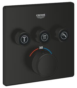 Grohe Grohtherm SmartControl baterie cadă-duș ascuns cu termostat negru 291262430