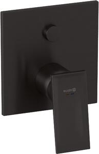 Kludi Decus baterie cadă-duș ascuns cu termostat negru 54759N275