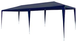 Cort de petrecere, albastru, 3 x 6 m, PE
