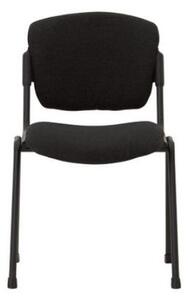 Scaun vizitator VANNI Black, Negru stofa cagliari