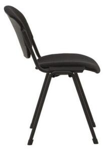 Scaun vizitator VANNI Black, Negru stofa cagliari