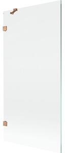 Mexen Lunar paravan de baie cu 1 panou 90 x 150 cm, transparent, cupru periat - 897-090-000-65-00