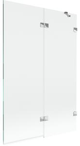 Mexen Lunar paravan de cadă cu 2 panouri, dreapta, 120 x 150 cm, transparent, crom - 897-120-100-01-00-P
