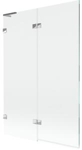 Mexen Lunar L paravan pentru cadă cu 2 uși stânga 120 x 150 cm, transparent, crom - 897L-120-100-01-00-L