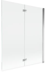 Mexen Mist paravan de duș de 2 aripi dreapta 140 x 150 cm, transparent, crom - 8A9-140-002-01-00-P