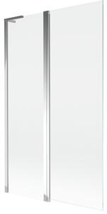 Mexen Mist L paravan cadă cu 2 panouri 110 x 150 cm, transparent, crom - 8A9L-110-011-01-00