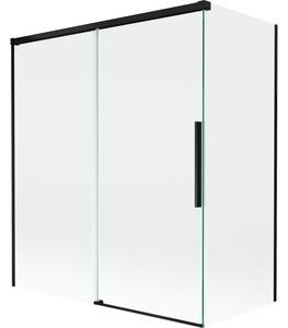 Mexen Rox cabină de duș, cu 2 uși glisante, 140 + 70 x 150 cm, transparentă, neagră - 8C9-140-070-70-00