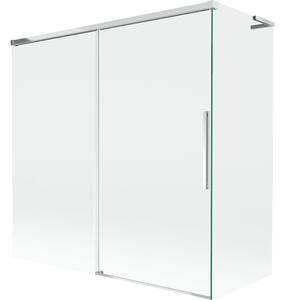 Mexen Rox L paravan de baie cu 2 uși glisante 160 + 70 x 150 cm, transparent, crom - 8C9L-160-070-01-00