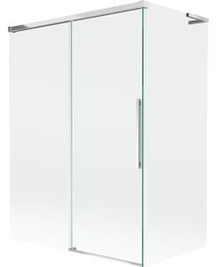 Mexen Rox L paravan de baie, 2 panouri culisante 120 + 70 x 150 cm, transparent, crom - 8C9L-120-070-01-00