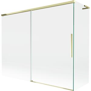 Mexen Rox L Paravan Cadă 2-ulei Glisant 190 + 80 x 150 cm, transparent, auriu - 8C9L-190-080-50-00