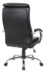 Scaun directorial ANDY, piele ecologica, Negru