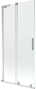 Mexen Velar L paravan de baie cu 2 uși glisante 95 x 150 cm, transparent, crom - 896-095-003-01-01