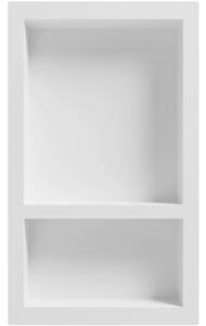 Mexen X-Wall-S raft încastrat SMC cu flanșă 68,6 x 40,7 cm, alb - 1901694109