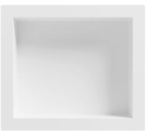 Mexen X-Wall-S raft încastrat SMC cu flanșă 35,5 x 40,7 cm, alb - 1901354109