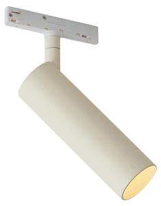 Spot modern bej cu alb pentru sistem de șină monofazat GU10 35mm - Slimline Uzzy