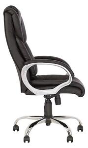 Scaun directorial DIVINO, piele ecologica, negru