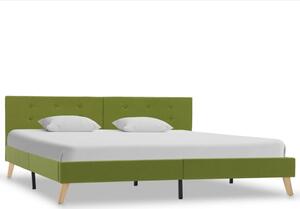 Cadru de pat, verde, 180 x 200 cm, material textil