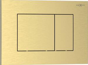 Mexen Tex 02 buton de spălare, auriu periat - 6102-11