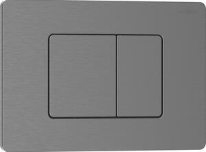 Mexen Tex 05 buton de spălare oțel inoxidabil, gun gray periat - 6105-12