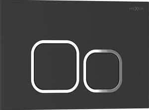 Mexen Tex 03 buton de spălare, negru mat - 6103-02