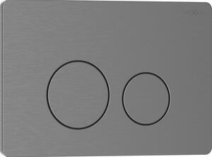 Mexen Tex 06 buton de spălare oțel inoxidabil, gun gray periat - 6106-12