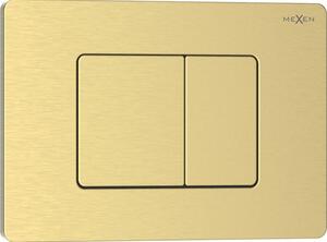 Mexen Tex 05 buton de spălare oțel inoxidabil, auriu periat - 6105-11