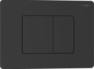 Mexen Tex 05 buton de spălare oțel inoxidabil, negru mat - 6105-02