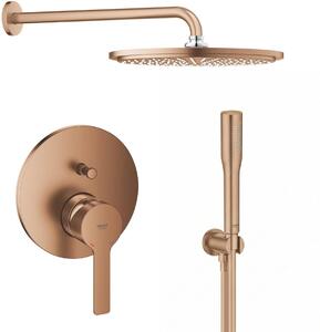 Set cap de duș cu braț Grohe Rainshower 26066DL0, baterie cadă-duș Grohe Lineare 24064DL1, 26658DL0, 27400DL0, 28388DA1