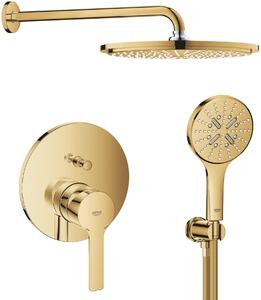 Set cap de duș Grohe Rainshower 26066GL0, baterie cadă-duș Grohe Lineare 24064GL1, 26574GL0, 26658GL0, 28362GL1