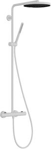 Hansgrohe Pulsify S Puro set de duș perete cu termostat cu duș de ploaie alb 24223700