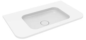 Oltens Hamnes lavoar 80x46.1 cm dreptunghiular mobilier alb luciu 40213000