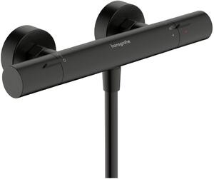 Hansgrohe Ecostat Fine baterie de duș perete cu termostat crom-negru 13324340