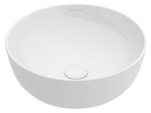 Oltens Svale lavoar 32.5x32.5 cm rotund de blat alb luciu 40333000