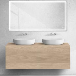 Oltens Lun dulap 140x44.7x52 cm sub chiuveta pe perete stejar 60040060