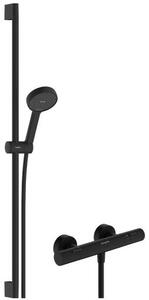 Hansgrohe Activera Select S set de duș perete cu termostat negru 28086670