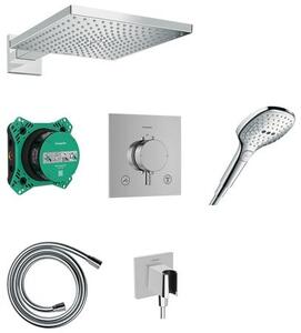 Hansgrohe Raindance E set de duș ascuns cu termostat cu duș de ploaie crom 24623000