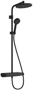 Hansgrohe Activera S set de duș perete cu termostat cu duș de ploaie negru 28639670