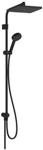 Hansgrohe Activera Q set de duș perete cu duș de ploaie negru 28757670