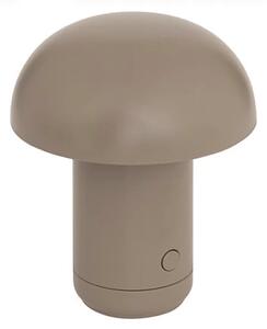 Lampă de birou LED FUNGHI 11,2 cm, maro