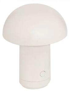 Lampă de masă LED FUNGHI 11,2 cm, albă