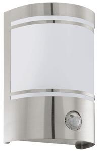 EGLO Lampă de perete exterior cu senzor "Cerno" 40 W argintiu 30192