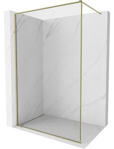 Mexen Kioto-F paravan de duș Walk-in cu ramă 180 x 202 cm, transparent 8 mm, auriu - 800-180-104-50-00