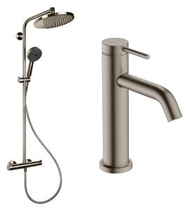 Hansgrohe Crometta set de baie perete cu termostat cu duș de ploaie || 88002390