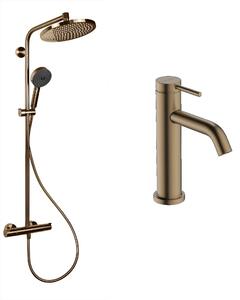 Hansgrohe Crometta set de baie perete cu termostat cu duș de ploaie || 88002386